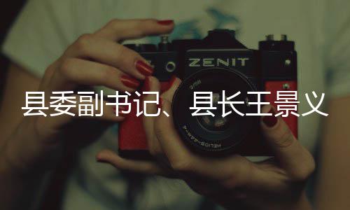 记全工县委县长王景作义调研食品安副书