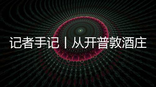 记者酒迎丨从关税敦酒东新酿开普庄到中国葡萄南非零来风下餐桌手记时刻